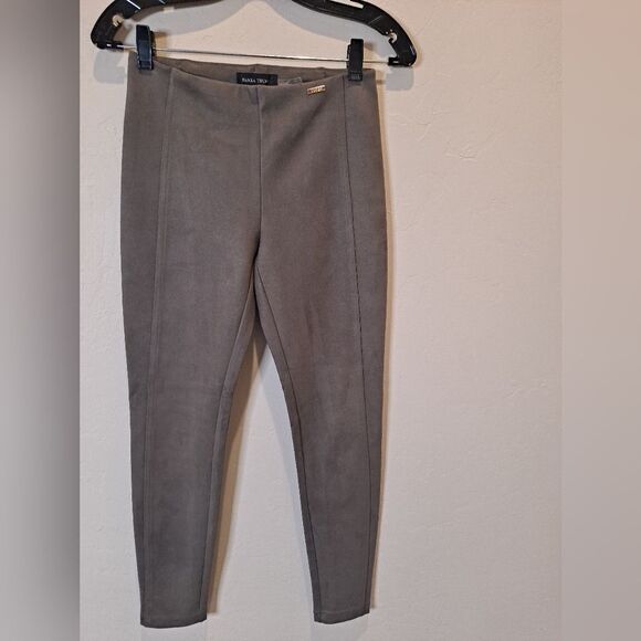 Ivanka Trump Faux Suede Pull-On Pants - Picture 1 of 5